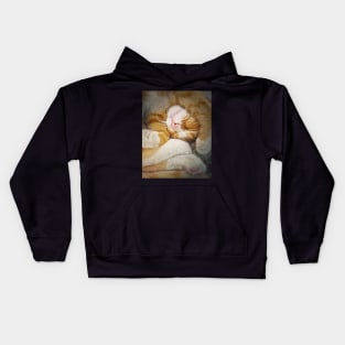 sleepy ginger Kids Hoodie